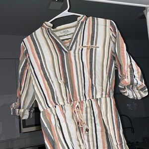 Striped comfy professional dress